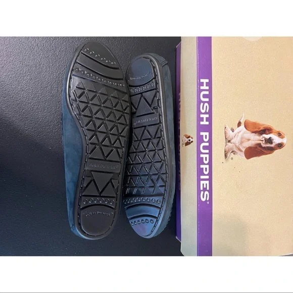 Hush Puppies Loafer Blue Suede Women’s Size 6.5M Shoes NEW in Box - Picture 5 of 6